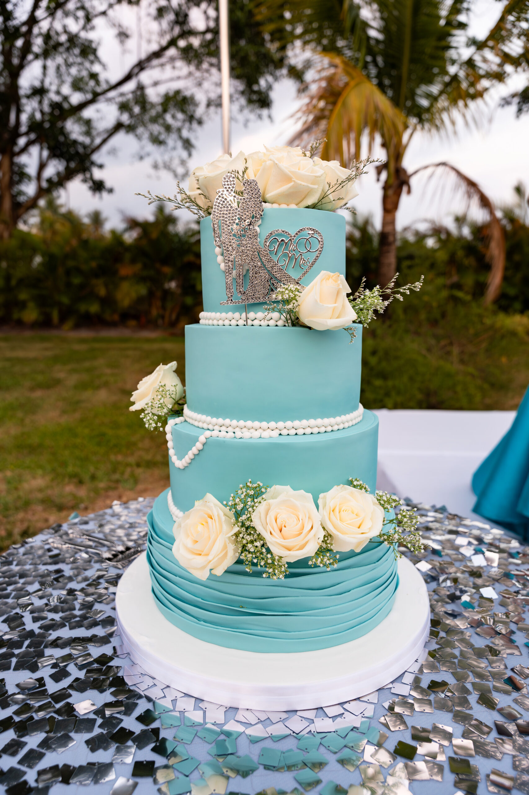 Blue and Silver Wedding