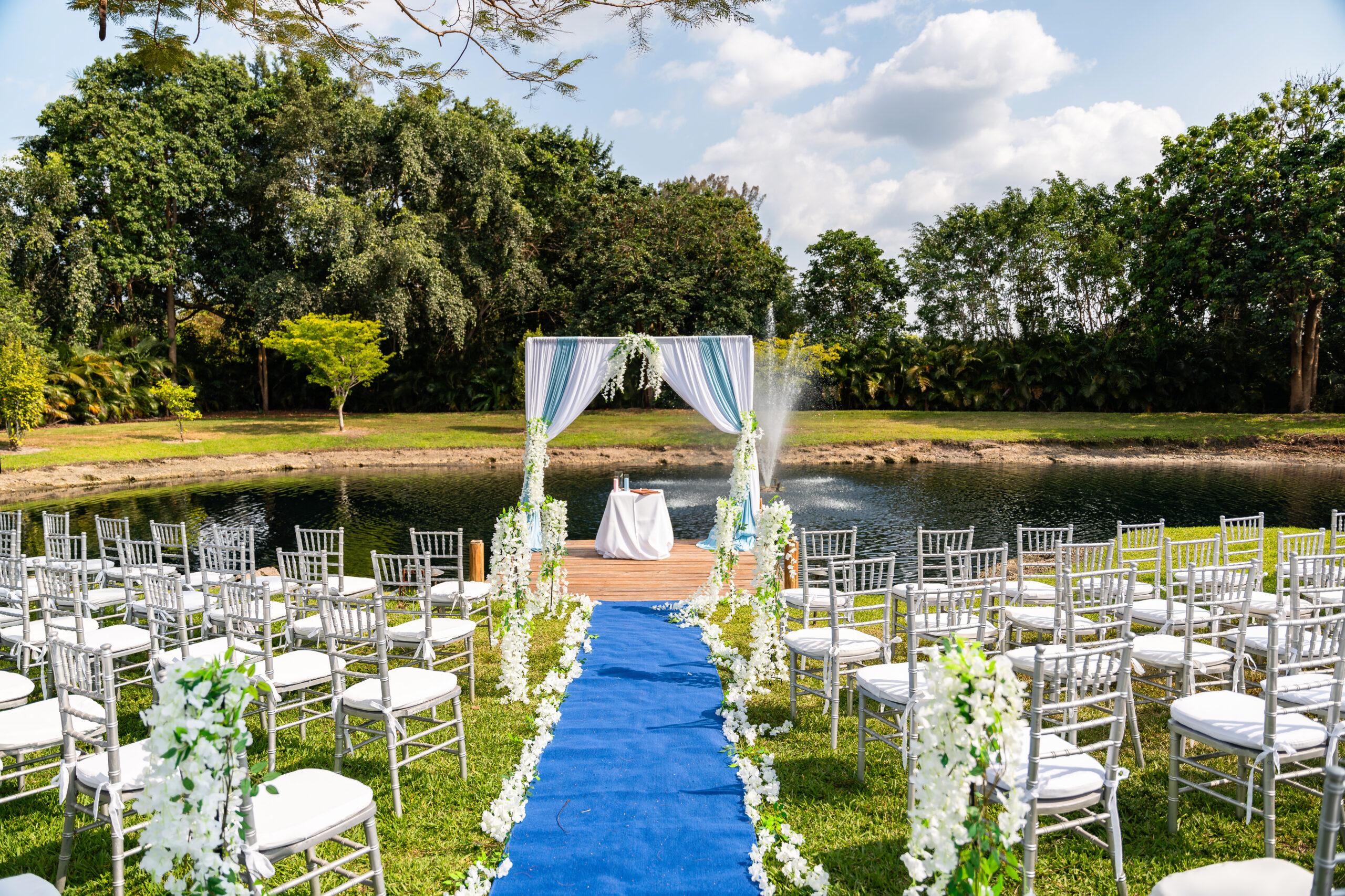 Blue and Silver Wedding