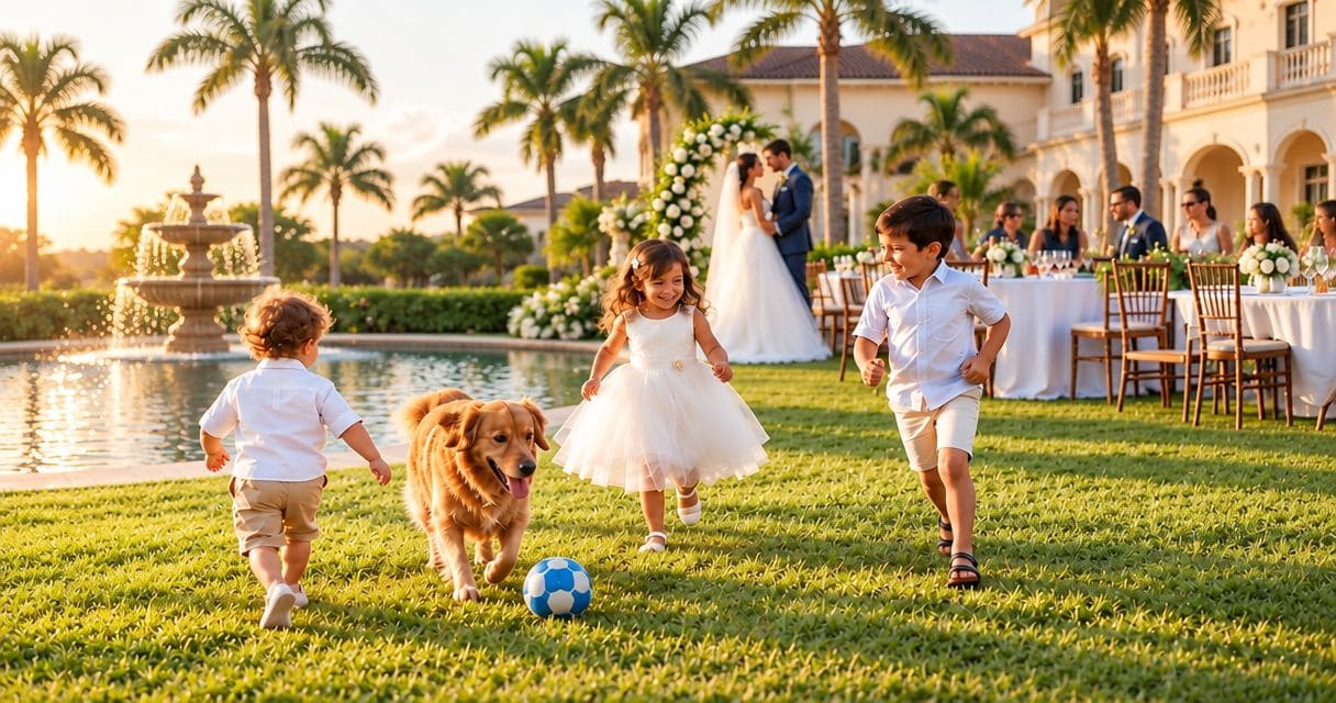 Wedding venues South Florida: planning childcare for the weekend